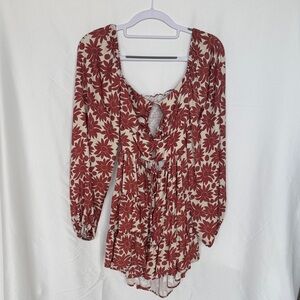 RESA dolce tie front mini dress